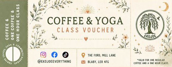 Yoga & Coffee Voucher